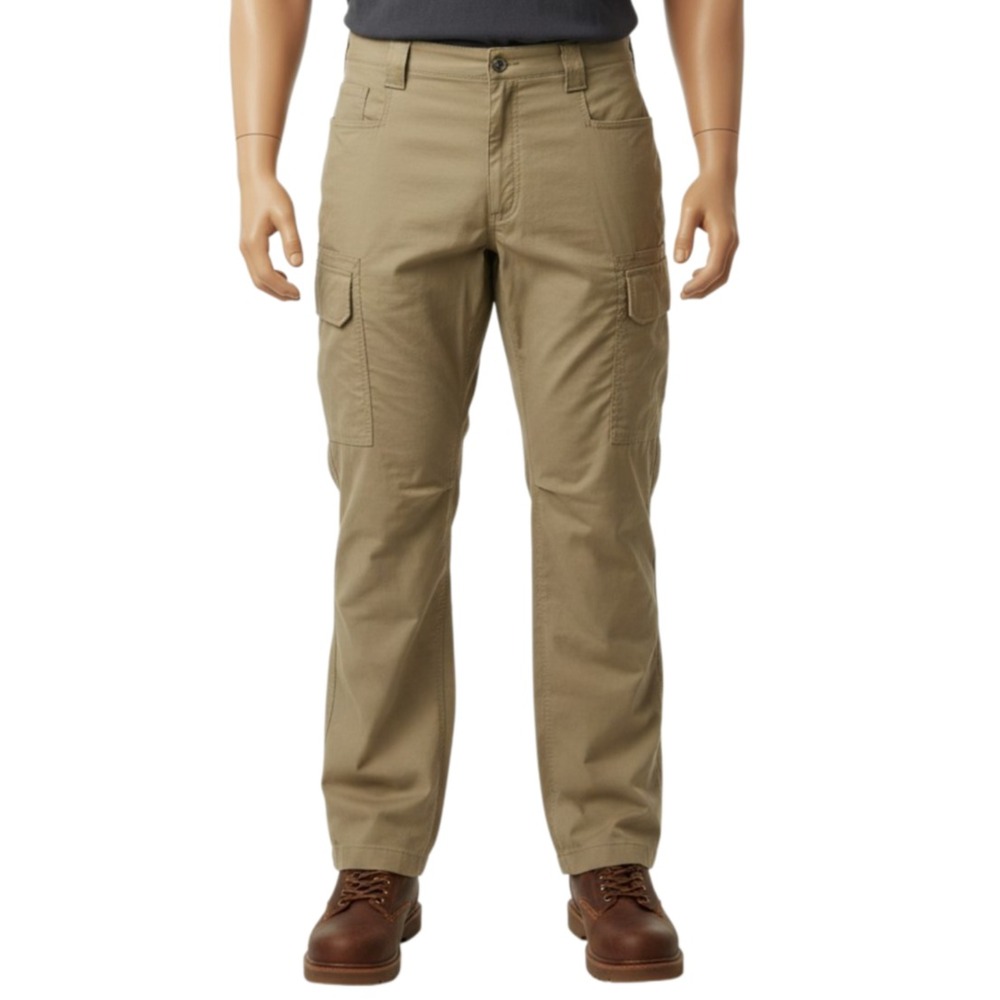 Duluth Dry on the Fly Cargo Pants Mens 44x30 Tan Relaxed Fit Outdoor Workwear